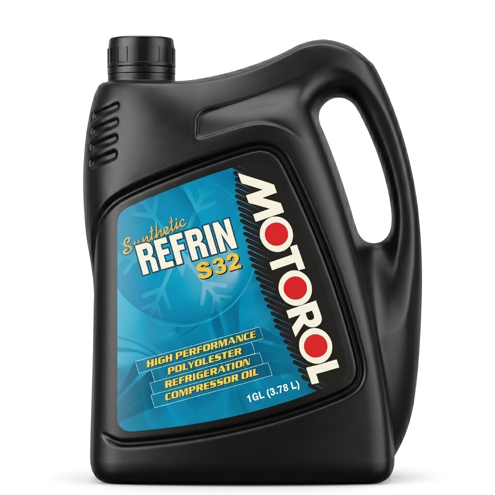 REFRIN S32 Synthetic Refrigeration Compressor Oil | POE Oil | 1 Gallon (3.78L) | Motorol