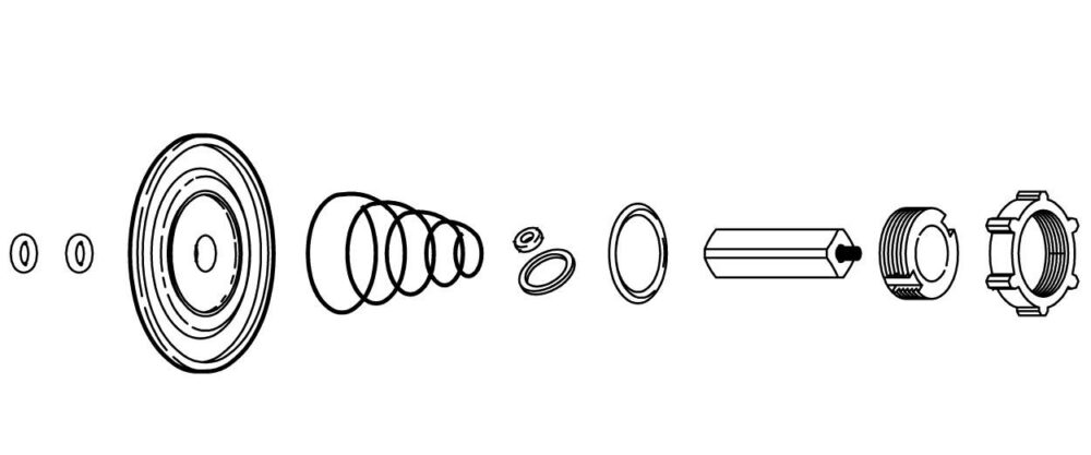 Spare part, EV220B 50BD/SS EPDM, Service kit