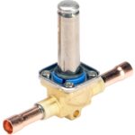 Solenoid valve, EVR 6, Solder, ODF, 3/8 in, Function: NC