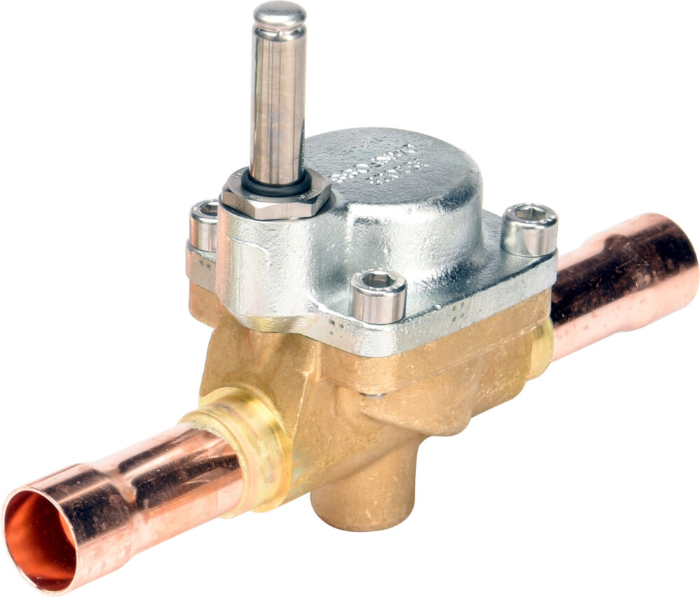 Solenoid valve, EVR 25, Solder, ODF, 1 1/8 in, Function: NC