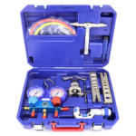 WK-8P Portable HVAC Tool Kit | Flaring, Expanding, Cutting, Deburring & Charging Set
