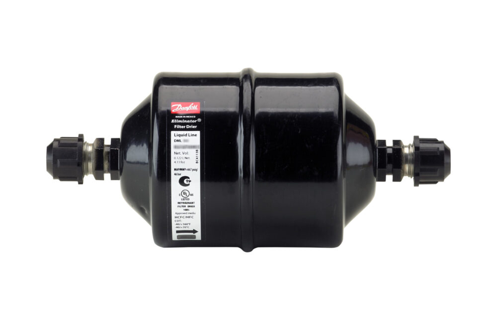 Hermetic filter drier, DML, 16 cu.in., Steel