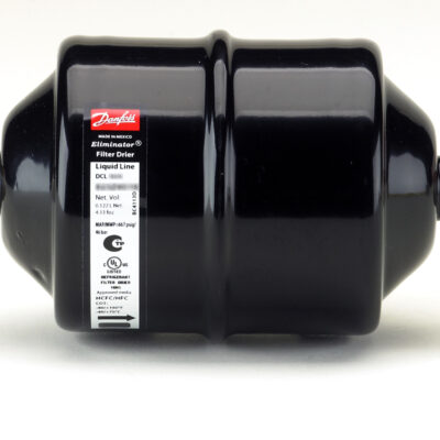 Hermetic filter drier, DCL, 30 cu.in., Steel Cu-plated