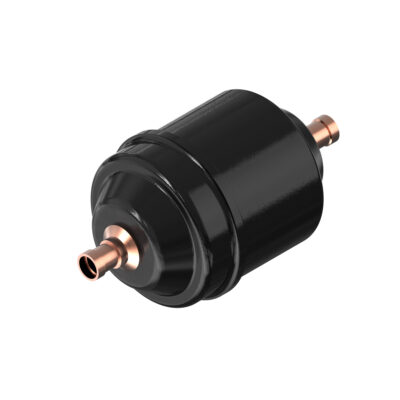 Hermetic filter drier, DCL, 08 cu.in., Steel Cu-plated