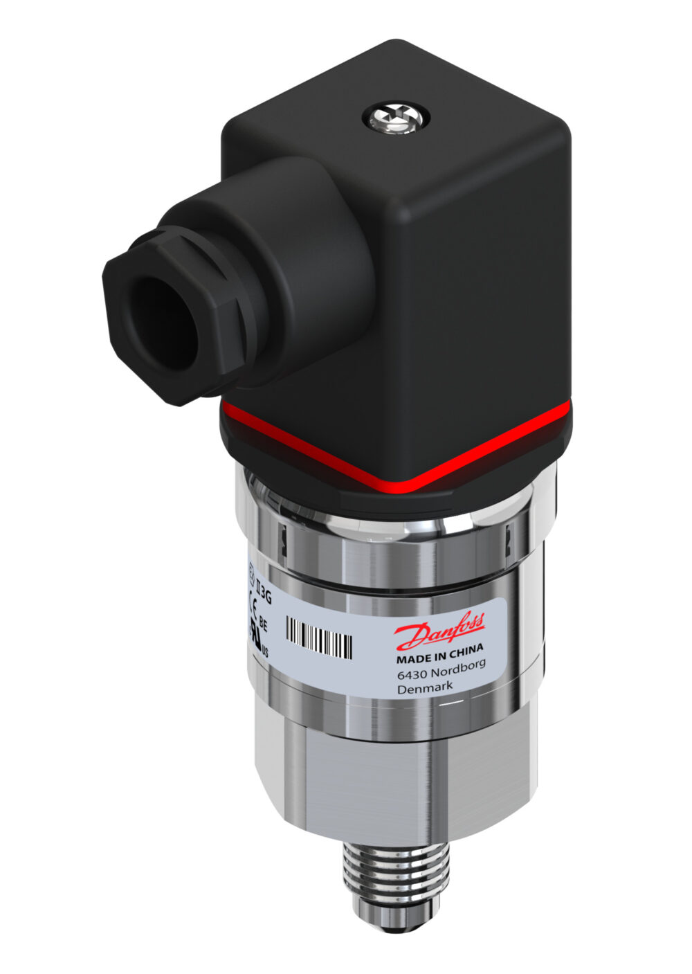 Pressure transmitter, AKS 33, -1.00 bar - 12.00 bar, -14.50 psi - 174.00 psi