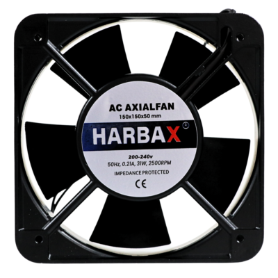 HARBAX AC Axial Cooling Fan 150×150×50 mm (HAF150S50)