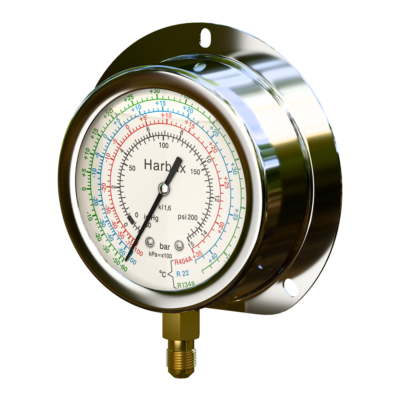 Oil Pressure Gauge HOPG-60mm 1/4'SAE 550psi (H) Bottom Connection Harbax