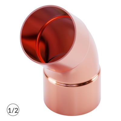 Copper Elbow 45° – Krystal