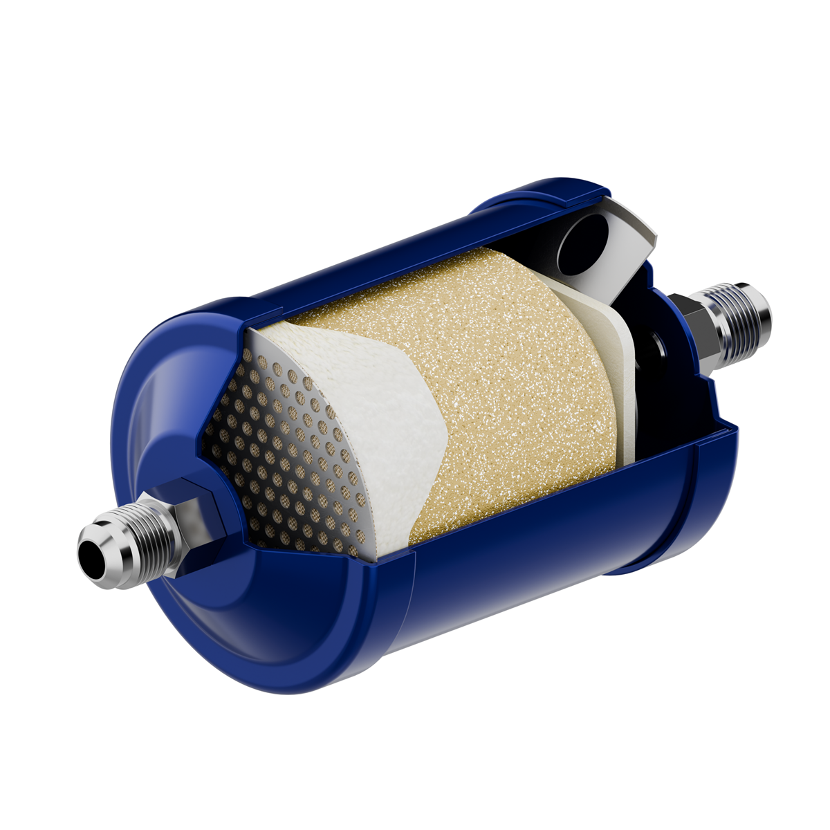 HARBAX HFD-163F Refrigeration Liquid Line Filter Drier (3/8″ SAE Flare) 2 HARBAX HFD-163F Refrigeration Liquid Line Filter Drier (3/8″ SAE Flare) - Image 2