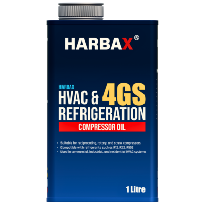 Harbax HVAC & 4GS Refrigeration Compressor Oil – 1 Liter