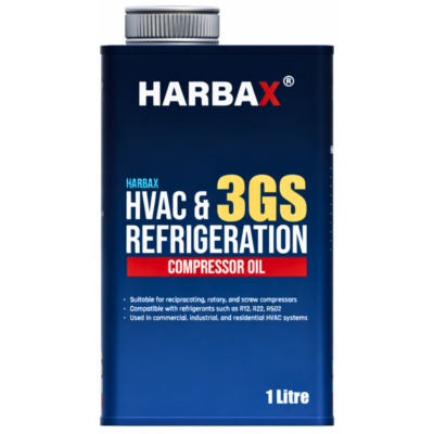 Harbax HVAC & 3GS Refrigeration Compressor Oil – 1 Ltr
