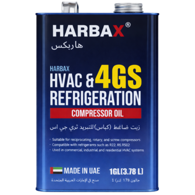 Harbax HVAC & 4GS Refrigeration Compressor Oil – 3.78 Liters