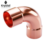 Copper Long Elbow 90° | HVAC/R Refrigeration Fitting | Multiple Sizes | KRYSTAL