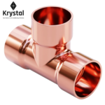 Copper Tee | HVAC/R Refrigeration Fitting | Multiple Sizes | KRYSTAL