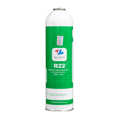 SEASON R22 Refrigerant 950g (33.5oz) High Purity 99.9% | UN 1018, CAS 75-45-6 (1KG)