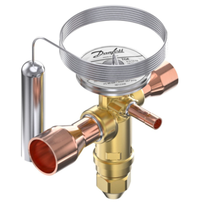 067N2006 -  Thermostatic expansion valve, TGE, R22/R407C Danfoss