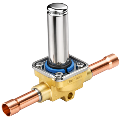 032L1212 -  Solenoid valve, EVR 6, Solder, ODF, 3/8 in, Function: NC Danfoss