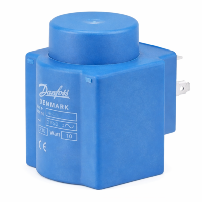 018F7351 -  Solenoid coil, BB230AS, DIN Spade, Supply voltage [V] AC: 230, Multi pack Danfoss