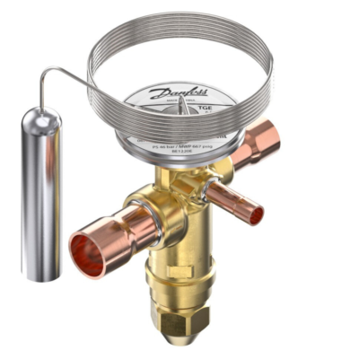 067N2084 -  Thermostatic expansion valve, TGE, R22/R407C Danfoss