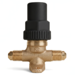 6010/2 Two-Way Hermetic Valve | 1/4" Flare | Castel