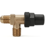 6120/54 Receiver Valve | 5/8" Flare x 1/2" NPT | Castel