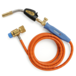 HST-3VP Self-Igniting Hand Torch with Hose | 6-Blade Thruster | CGA600 | MAPP/Propane | HARBAX