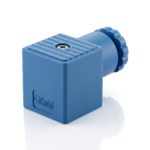 9150/R45 Solenoid Coil Connector with Rectifier | DIN 43650 Form A | 230V | Castel