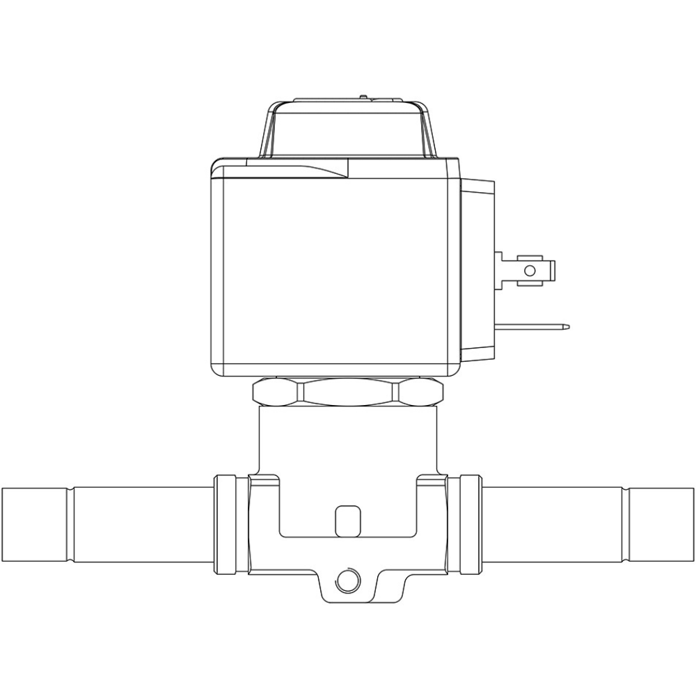 1068/4A6 Solenoid Valve | 1/2" ODS | 220–230V | Castel - Image 2