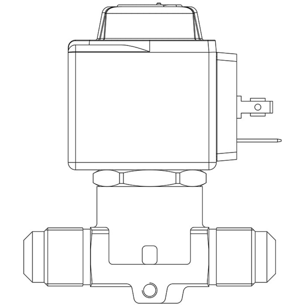 1064/4A6 Solenoid Valve | 1/2" Flare | 220–230V | Castel - Image 2
