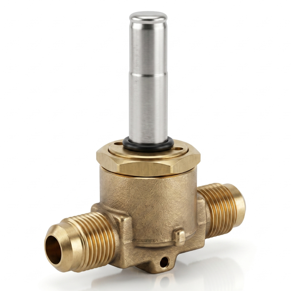 1064/4S Solenoid Valve | 1/2" Flare | Without Coil | Castel