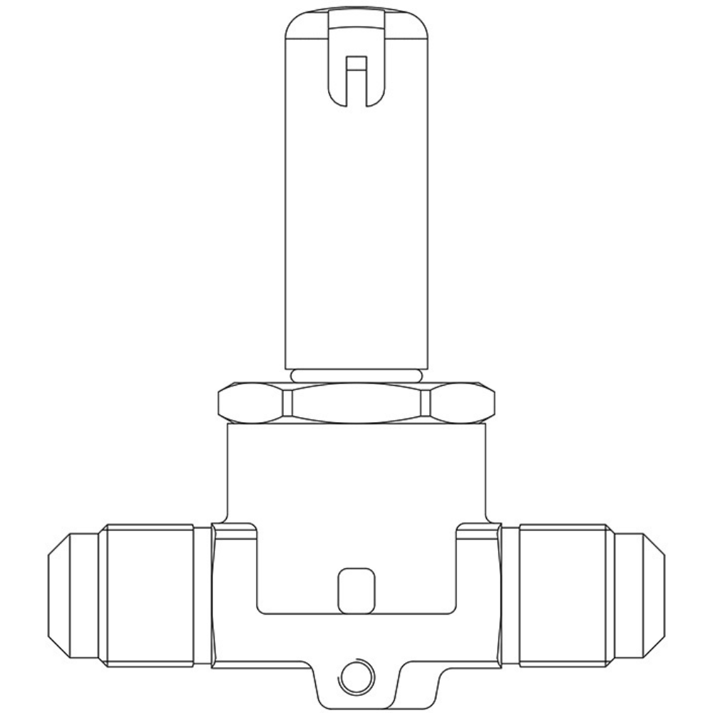 1064/4S Solenoid Valve | 1/2" Flare | Without Coil | Castel - Image 2