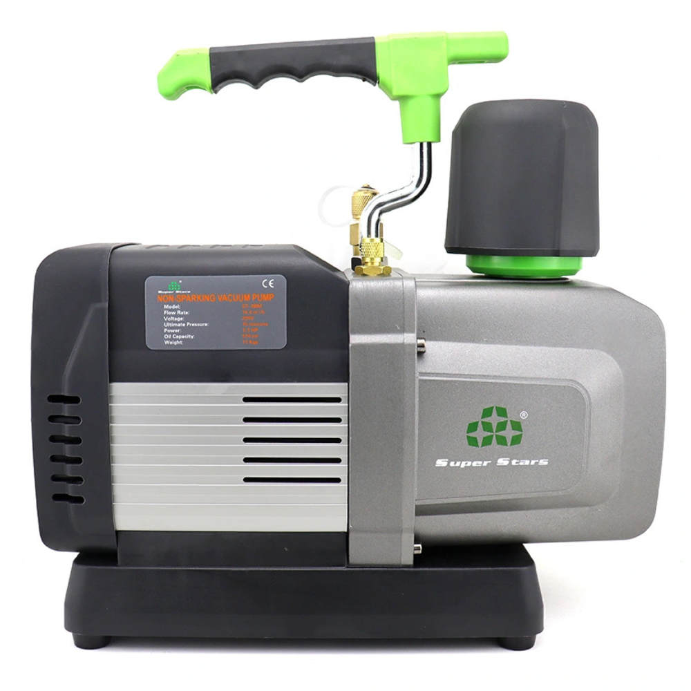 ST-8BM Vacuum Pump | 8.5 CFM | Dual Stage | R32 Compatible | Super Stars - Image 2