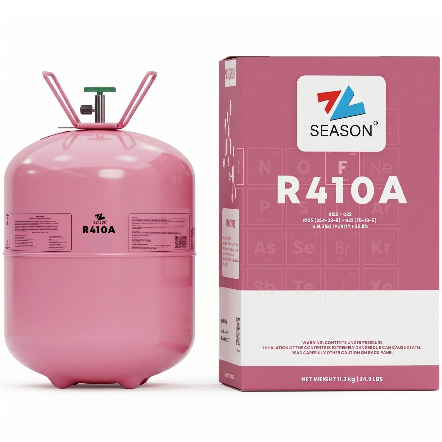 R410A Refrigerant Gas Cylinder – 650g, 5.6kg & 11.3kg | SEASON