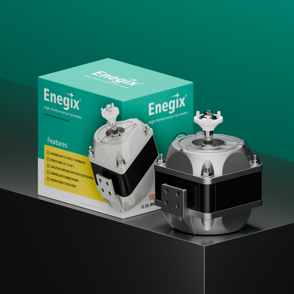 EFM34-45 Refrigeration Fan Motor | 34W | 220V | 1300 RPM | Enegix - Image 3